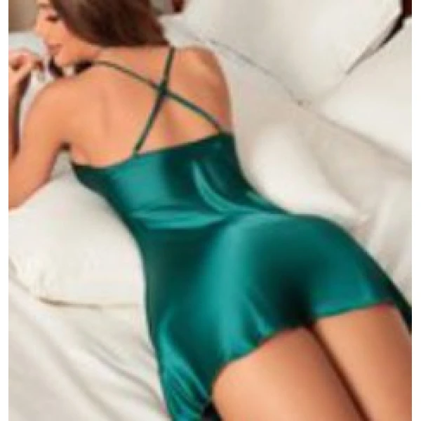 Vestido de Cetim Sexy