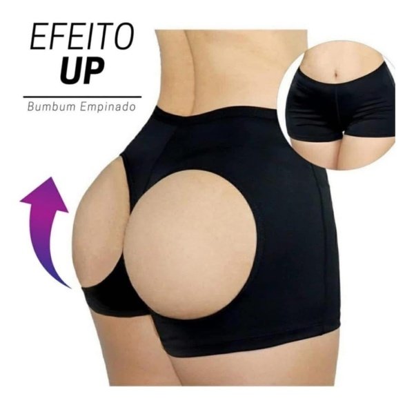 Calcinha Short Modeladora Levanta Bumbum Na Nuca - Imagem 2
