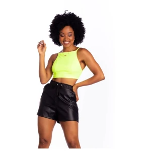 Short Cordão Corino Feminino Plus Size