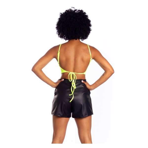 Short Cordão Corino Feminino Plus Size - Imagem 7